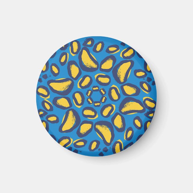 Colourful leopard print, seamless texture. magnet (Front)