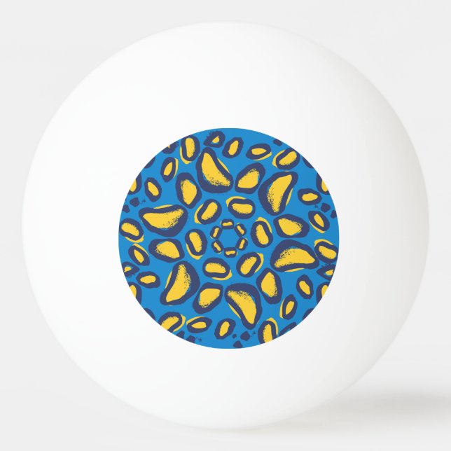 Colourful leopard print, seamless texture. ping pong ball (Front)