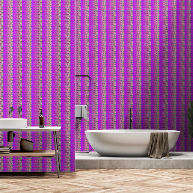  Colourful Leopard  Wallpaper (Bathroom)