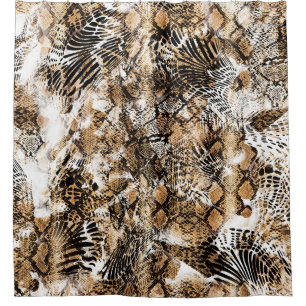 Colourful Leopard Zebra Camouflage Pattern