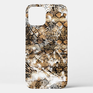 Colourful Leopard Zebra Camouflage Pattern iPhone 12 Case
