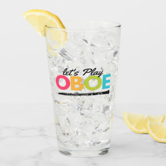 Colourful Let's Play Oboe Musician Oboist  Coffee  Glass