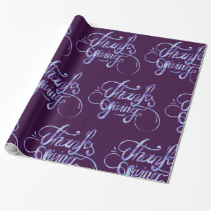 Colourful Letter- Thanksgiving Wrapping Paper