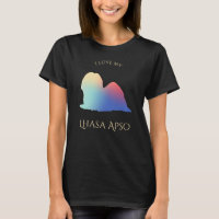 Colourful Lhasa Apso Silhouette