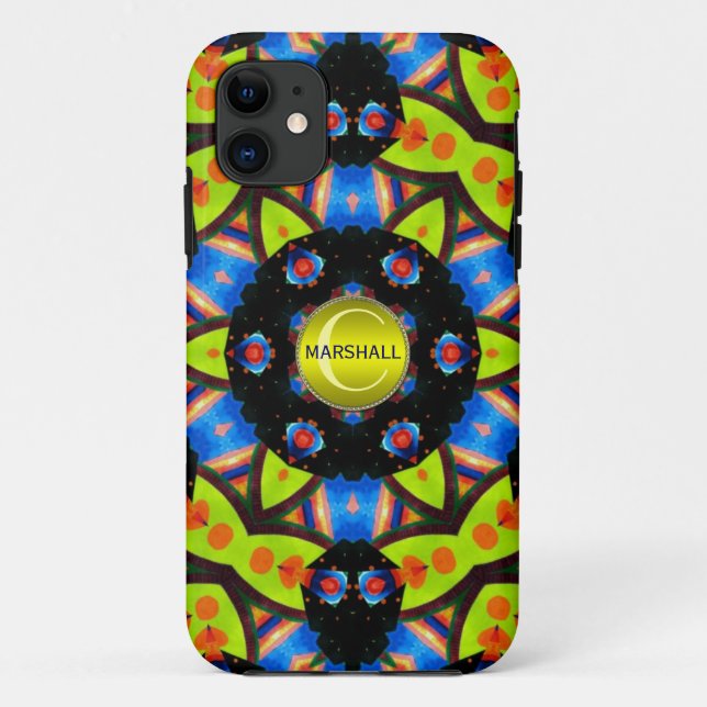 Colourful Life Monogram Name CaseMate iPhone 5 Case-Mate iPhone Case (Back)