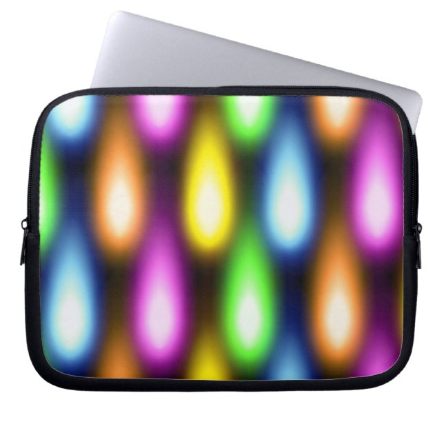 Colourful Light Effects Laptop Sleeve (Front)