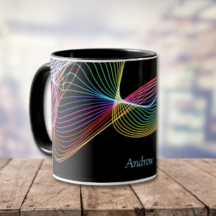 Colourful Light Matrix Personalized Mug