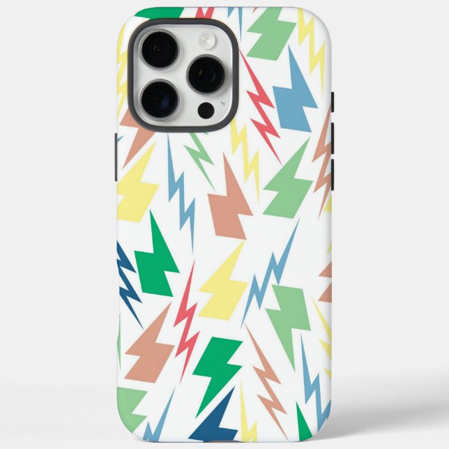 Colourful Lightning Y2K Indie Bold Case-Mate iPhone Case (Back)