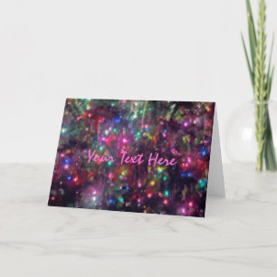 Colourful Lights Impression Card