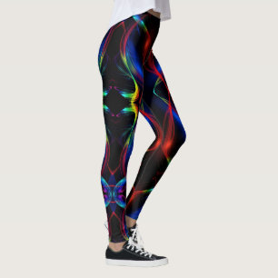 Colourful Lights Party Leggings
