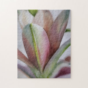 Colourful Lily Flower Art Nature Garden Puzzle