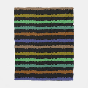 Colourful Line Abstract Pattern Fleece Blanket