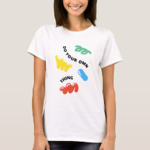 Colourful Lines Cute & Cheeky Curved Text