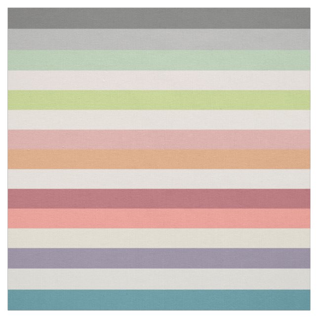 Colourful LInes | Matching Floral Pattern Fabric (Swatch)