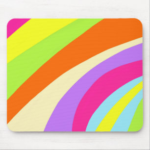 Colourful lines mouse pad
