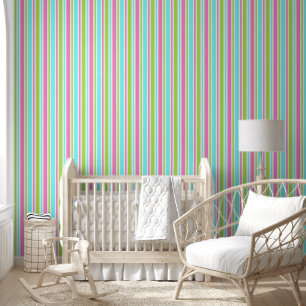 Colourful Lines Pattern Wallpaper