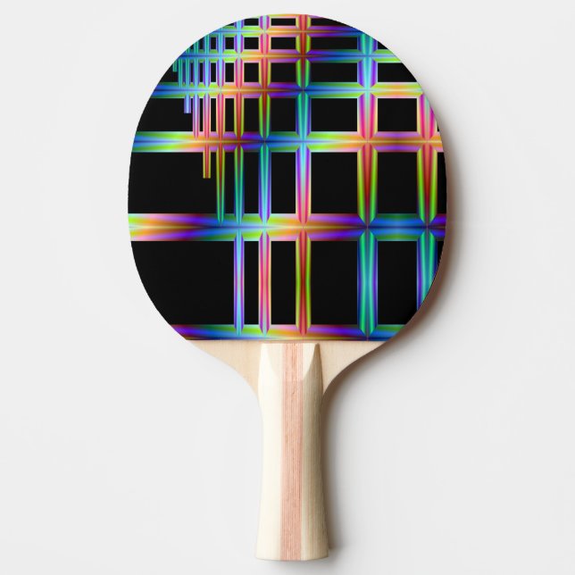Colourful Lines  Ping Pong Paddle (Front)