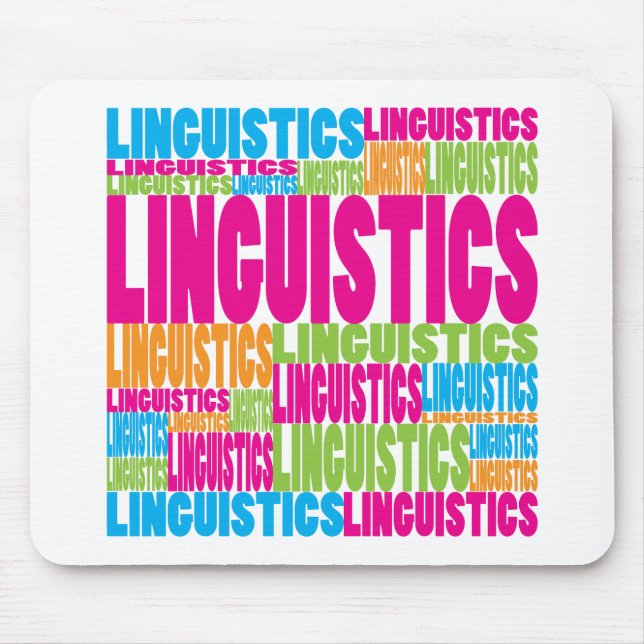 Colourful Linguistics Mouse Pad (Front)