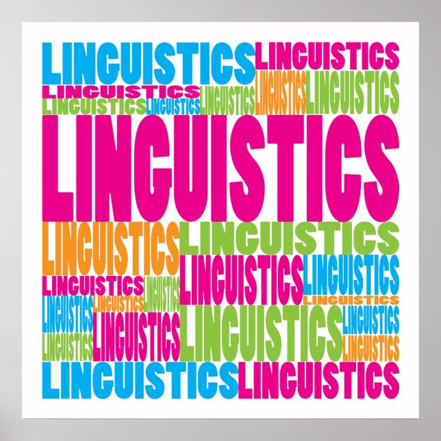 Colourful Linguistics Poster (Front)