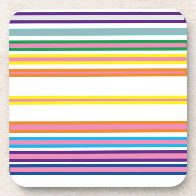 Colourful Lining Top Quality  Coaster (Front)