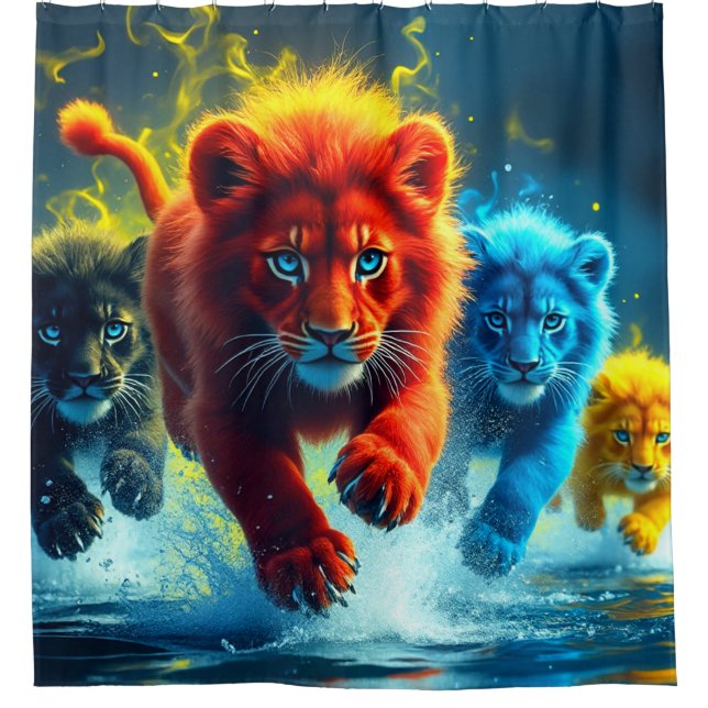 Colourful Lions (Front)
