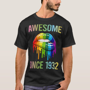 Colourful Lips - Awesome Since 1932 T-Shirt