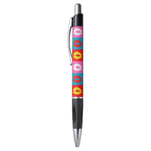 Colourful lips pen