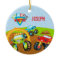 Colourful Little Boy Monster Trucks Name Christmas