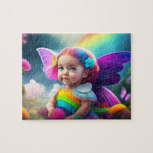 Colourful Little Cute Fairy Jigsaw Puzzle