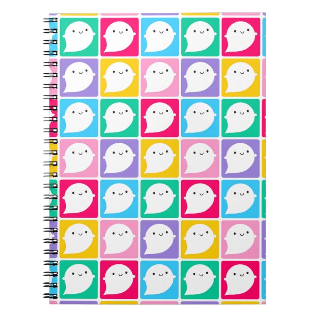 Colourful Little Ghosts Notebook (Front)