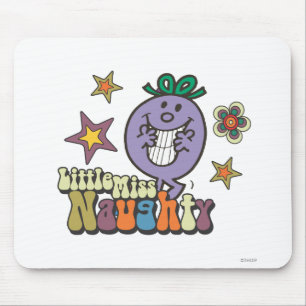 Colourful Little Miss Naughty Mouse Pad