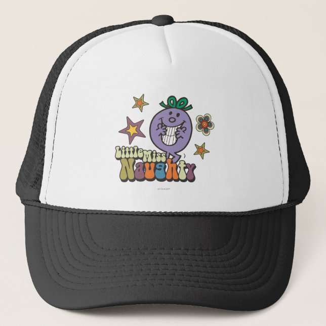 Colourful Little Miss Naughty Trucker Hat (Front)