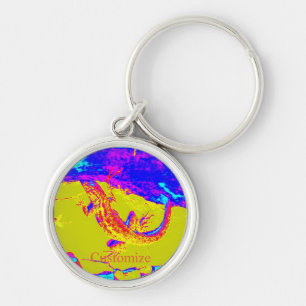 Colourful lizard Thunder_Cove Keychain