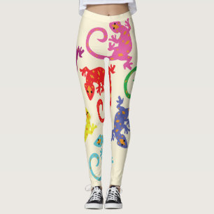 Colourful Lizards Leggings
