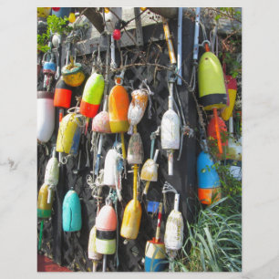 Colourful Lobster Buoys