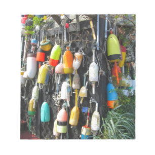 Colourful Lobster Buoys Notepad