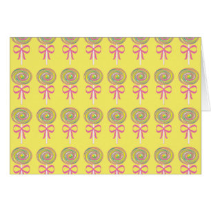 Colourful lollipops pattern