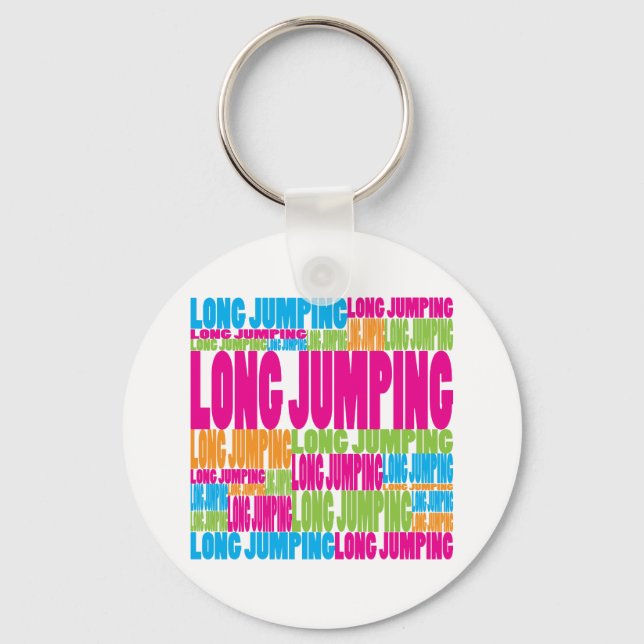 Colourful Long Jumping Keychain (Front)