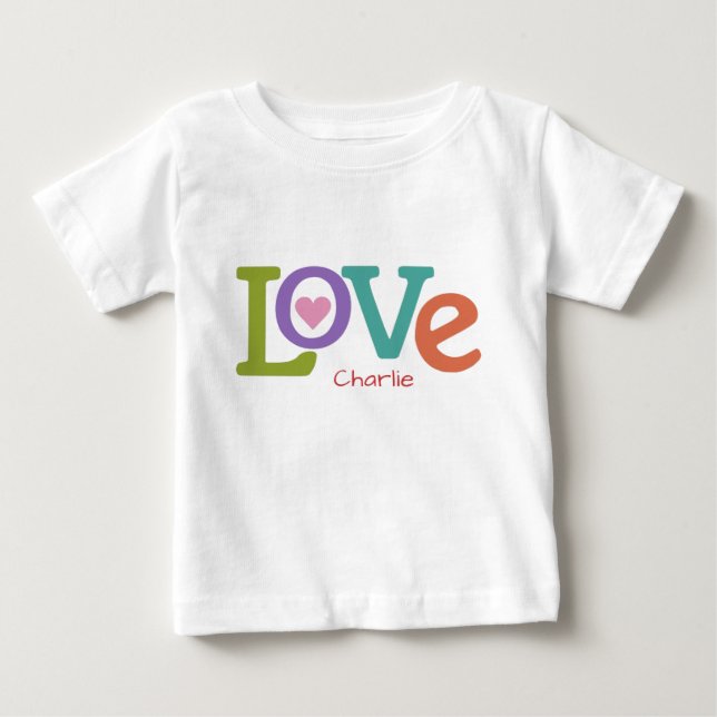 Colourful Love custom name shirts & jackets (Front)