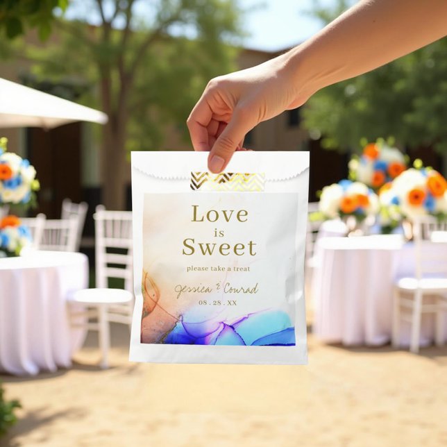 Colourful Love is Sweet Wedding  Favour Bag (Colorful Love is Sweet Wedding Favor Bag.
)