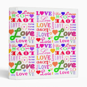 Colourful Love, Love, Love, Love, Love, Love Binder