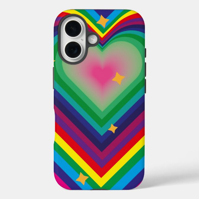Colourful Love Phone Case (Back)