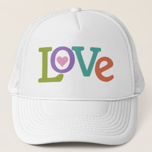 Colourful Love trucker hats