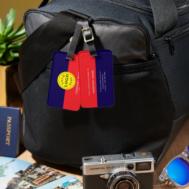 Colourful Luggage Tag for Easy Identification (Front & Back)