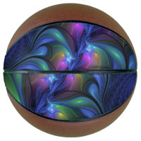 Colourful Luminous Abstract Blue Pink Green Fracta