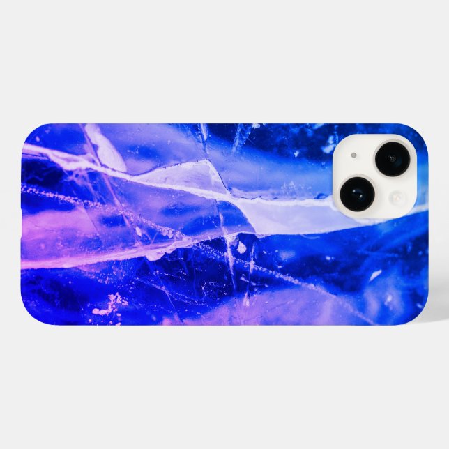 Colourful Luminous Abstract Blue White Navy Leggin Case-Mate iPhone Case (Back (Horizontal))