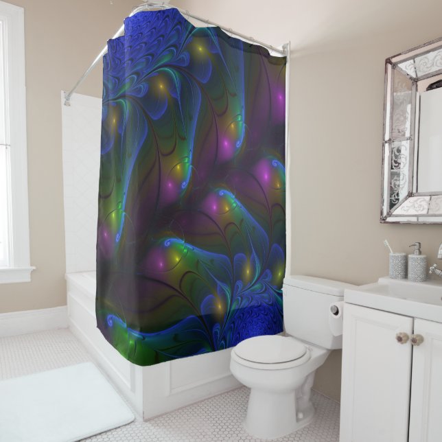 Colourful Luminous Abstract Modern Trippy Fractal (In Situ)