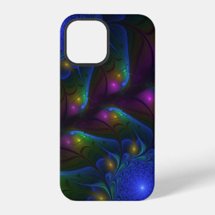 Colourful Luminous Abstract Modern Trippy Fractal iPhone 12 Pro Case
