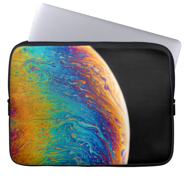 Colourful Lunar Pics Cool Moon Images Creative Moo Laptop Sleeve (Front)