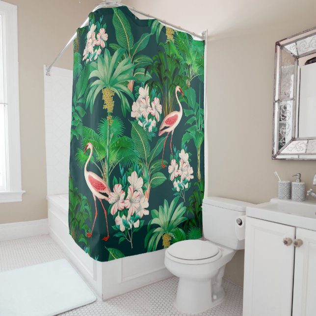 Colourful lush jungle pattern (In Situ)